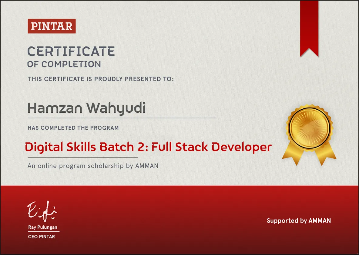 Digital Skills Batch 2: Fullstack Developer